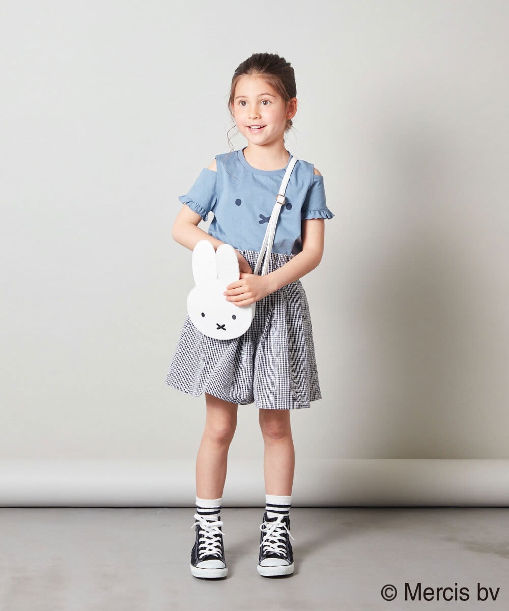 KG5GS30039 a.v.v KIDS(アー・ヴェ・ヴェ) [KIDS]【ミッフィーコラボ】ダイカットバッグ ホワイト（ミッフィー）