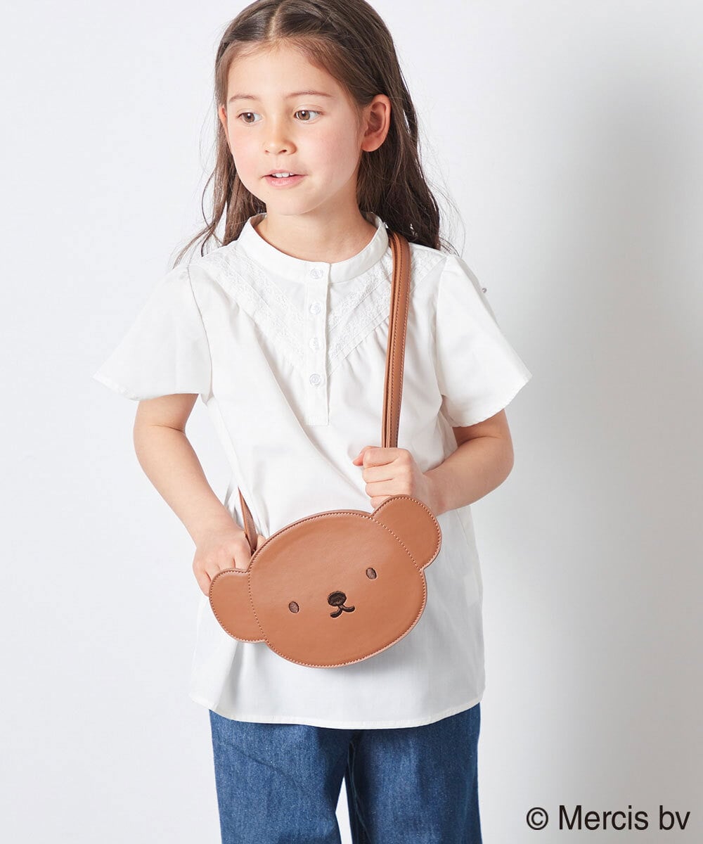 KG5GS30039 a.v.v KIDS(アー・ヴェ・ヴェ) [KIDS]【ミッフィーコラボ】ダイカットバッグ ホワイト（ミッフィー）