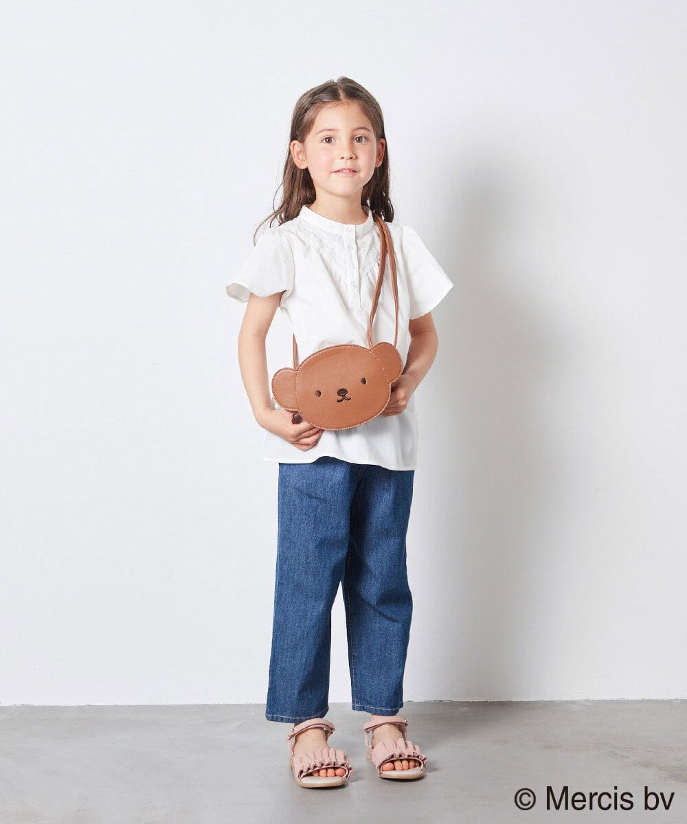 KG5GS30039 a.v.v KIDS(アー・ヴェ・ヴェ) [KIDS]【ミッフィーコラボ】ダイカットバッグ ホワイト（ミッフィー）