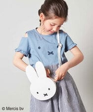 KG5GS30039 a.v.v KIDS(アー・ヴェ・ヴェ) [KIDS]【ミッフィーコラボ】ダイカットバッグ ホワイト（ミッフィー）
