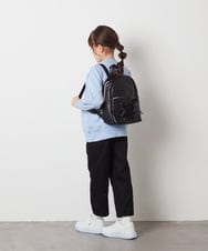 KG5GV11049 a.v.v KIDS(アー・ヴェ・ヴェ) [KIDS]フェイクレザーレースアップリボンリュック アイボリー