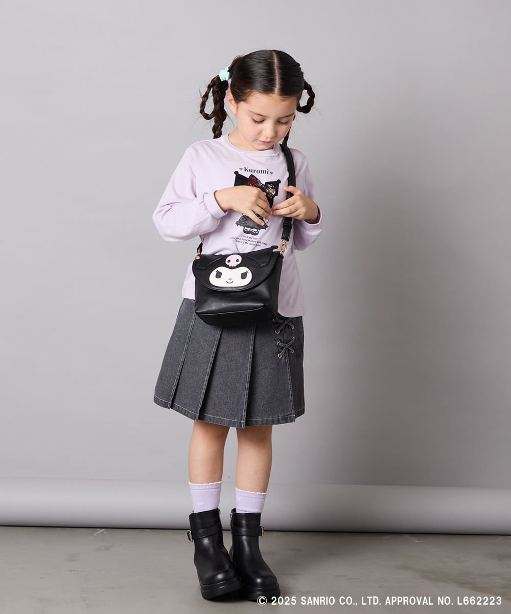 KG5JA01044 a.v.v KIDS(アー・ヴェ・ヴェ) 【数量限定】[KIDS]［マイメロディ／クロミ］お顔ショルダーバッグ ピンク