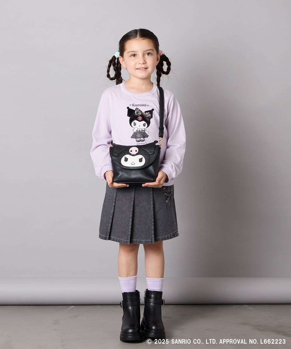 KG5JA01044 a.v.v KIDS(アー・ヴェ・ヴェ) 【数量限定】[KIDS]［マイメロディ／クロミ］お顔ショルダーバッグ ピンク