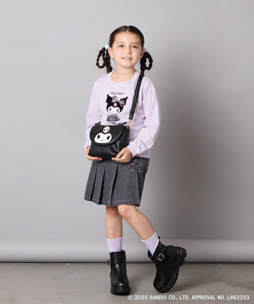 KG5JA01044 a.v.v KIDS(アー・ヴェ・ヴェ) 【数量限定】[KIDS]［マイメロディ／クロミ］お顔ショルダーバッグ ピンク