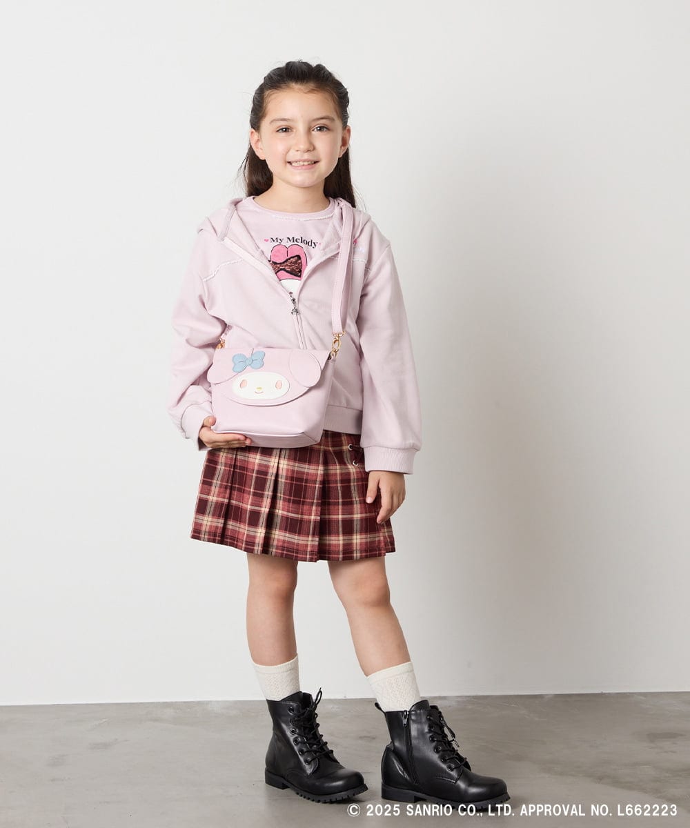 KG5JA01044 a.v.v KIDS(アー・ヴェ・ヴェ) 【数量限定】[KIDS]［マイメロディ／クロミ］お顔ショルダーバッグ ピンク