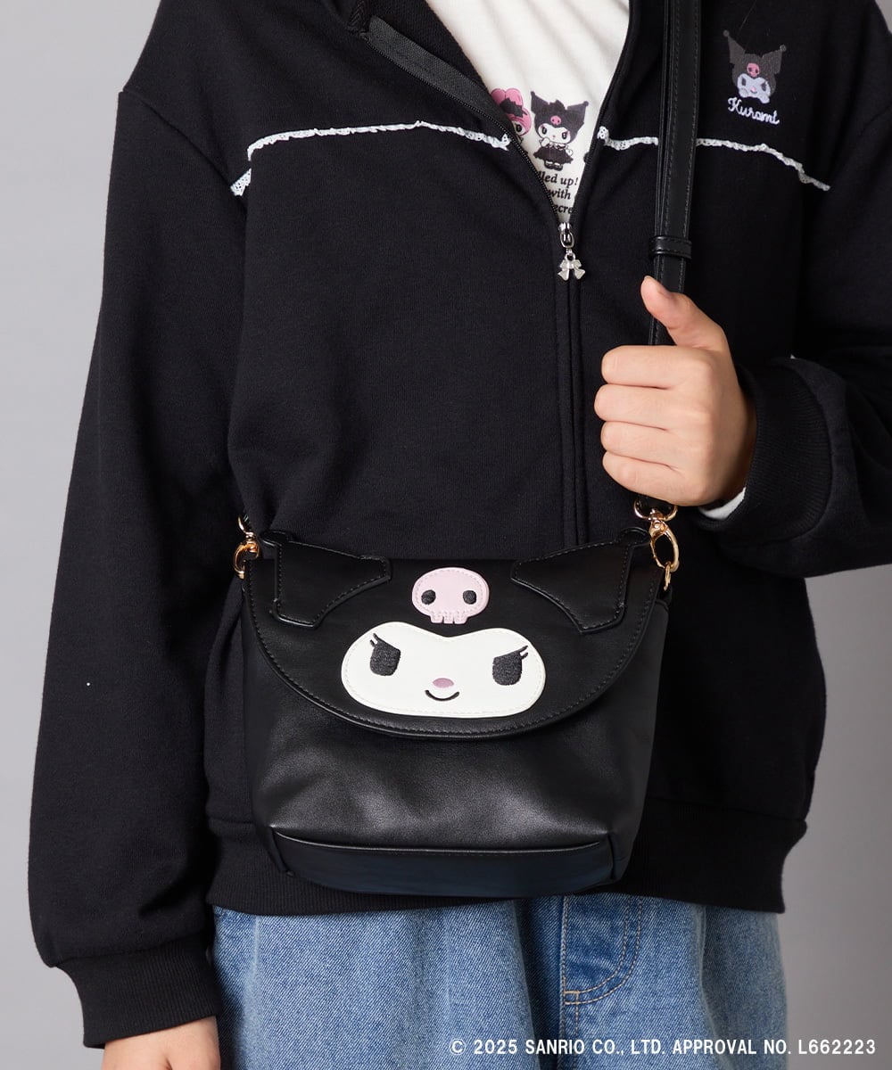 KG5JA01044 a.v.v KIDS(アー・ヴェ・ヴェ) 【数量限定】[KIDS]［マイメロディ／クロミ］お顔ショルダーバッグ ピンク