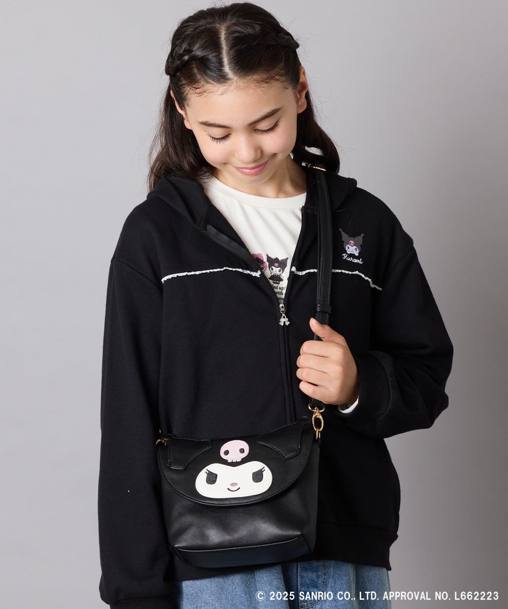 KG5JA01044 a.v.v KIDS(アー・ヴェ・ヴェ) 【数量限定】[KIDS]［マイメロディ／クロミ］お顔ショルダーバッグ ピンク