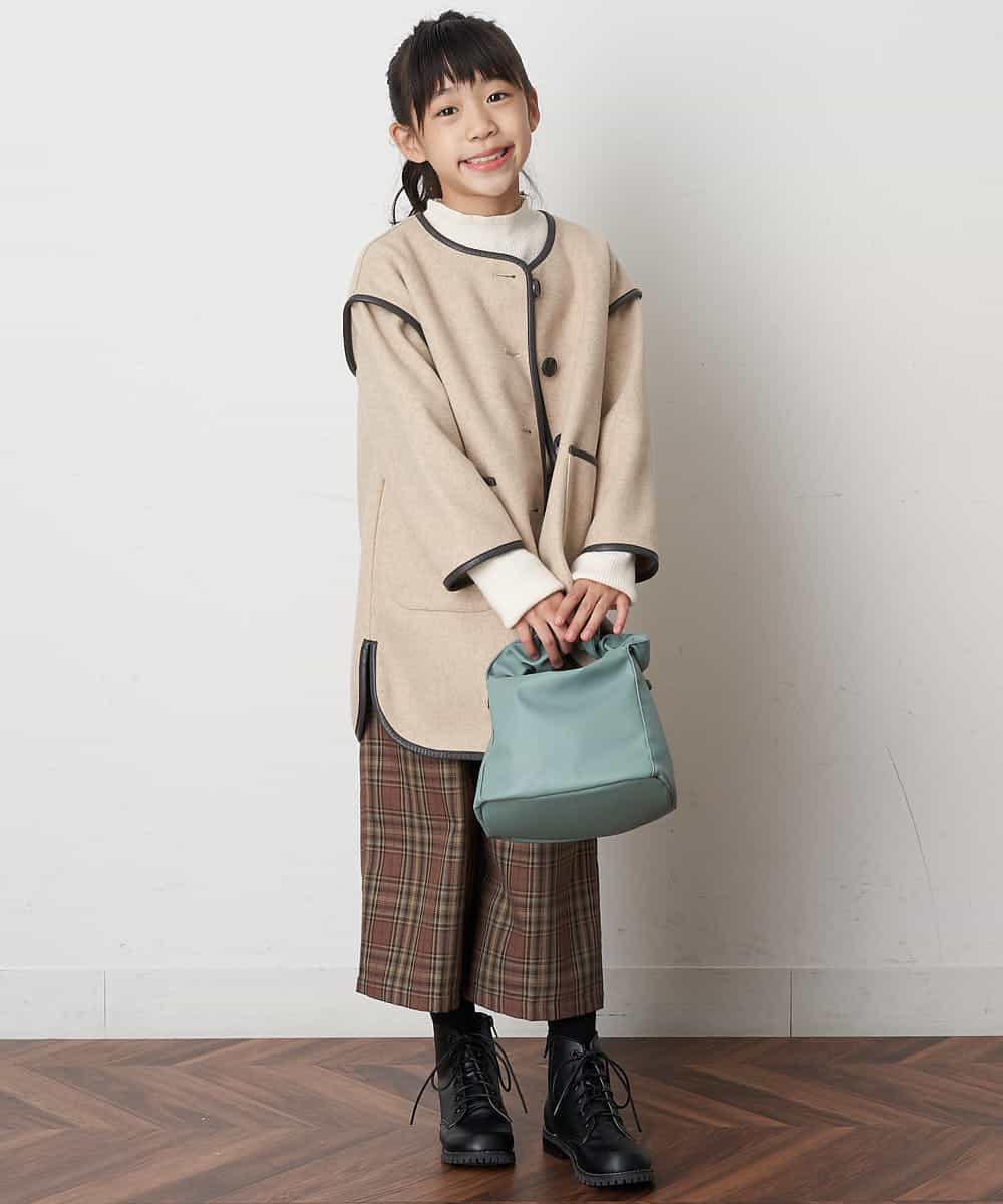 KG5KM01029 a.v.v KIDS(アー・ヴェ・ヴェ) [KIDS]ギャザーハンドルショルダーバッグ グリーン