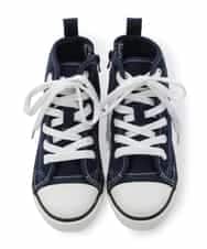 KG6AD01034 a.v.v KIDS(アー・ヴェ・ヴェ) ハイカットスニーカー ネイビー
