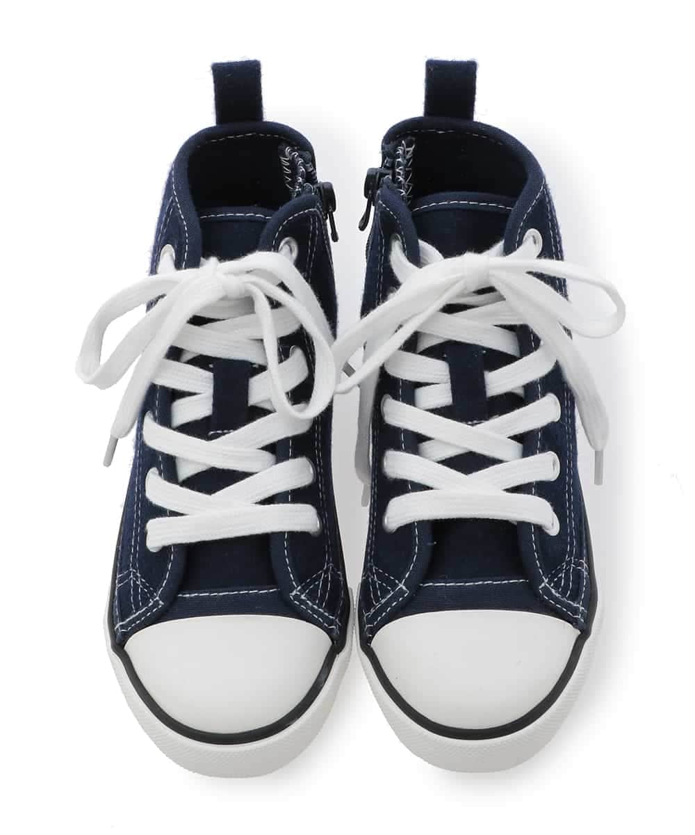 KG6AD01034 a.v.v KIDS(アー・ヴェ・ヴェ) ハイカットスニーカー ネイビー
