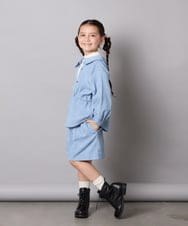 KG6AD01059 a.v.v KIDS(アー・ヴェ・ヴェ) [KIDS]【ファスナー付きで楽ちん】レースアップショートブーツ ブラック