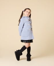 KG6AD03039 a.v.v KIDS(アー・ヴェ・ヴェ) [KIDS]【撥水加工/クッションインソール】リボン付フェイクムートンブーツ ピンク