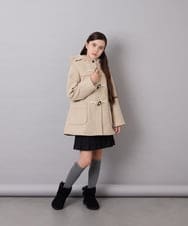 KG6AG01039 a.v.v KIDS(アー・ヴェ・ヴェ) [18-24cm]【毎年人気NO.1/クッションインソール】リボン付きフェイクムートンブーツ ブラック