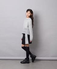 KG6AG02059 a.v.v KIDS(アー・ヴェ・ヴェ) [KIDS]レースアップブーツ ブラック