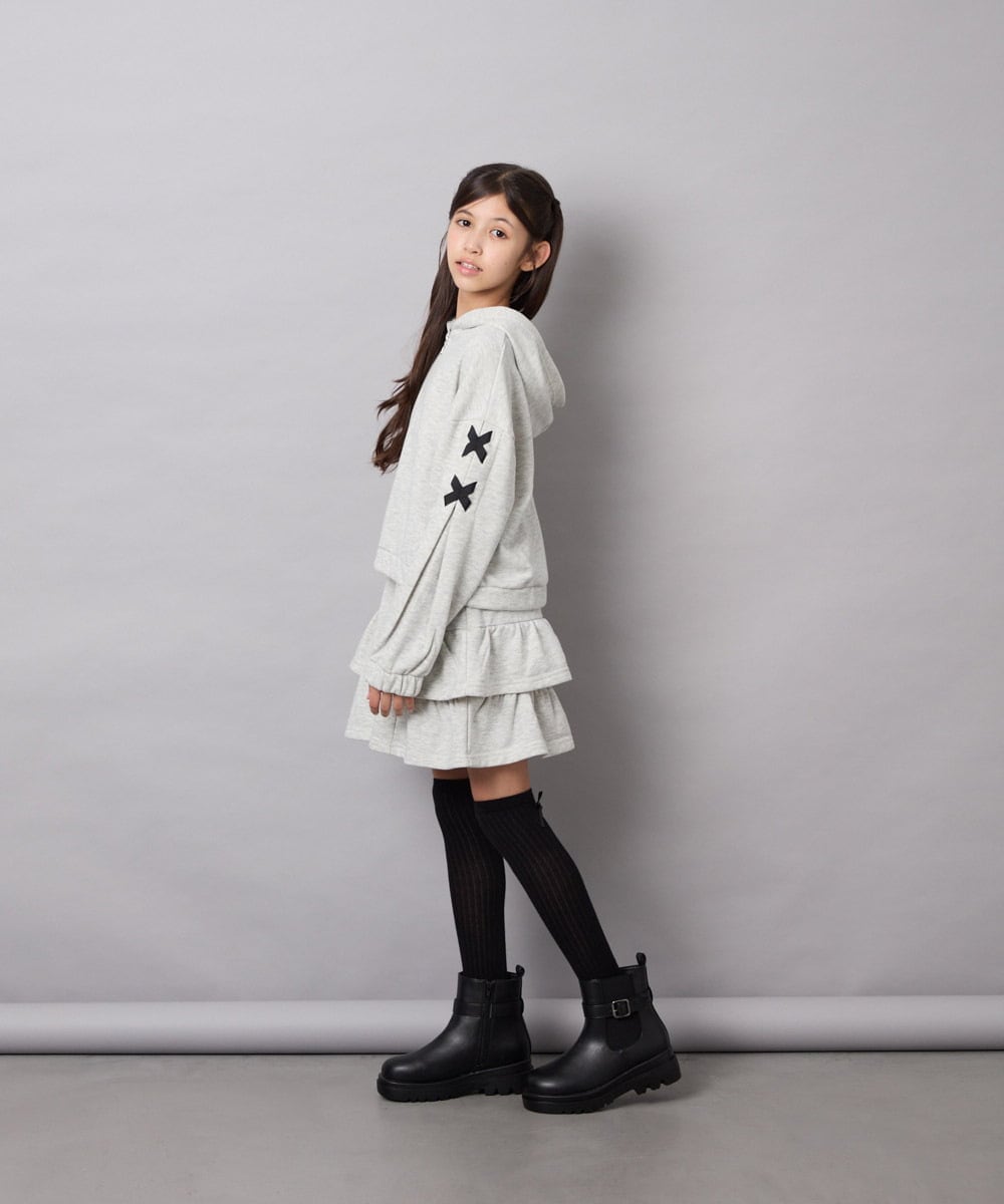 KG6AG03064 a.v.v KIDS(アー・ヴェ・ヴェ) [KIDS]サイドゴアブーツ ブラック