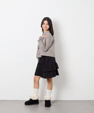 KG6AG04049 a.v.v KIDS(アー・ヴェ・ヴェ) [KIDS]【19-23cm】レースアップムートンブーツ ブラック