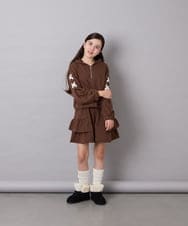 KG6AG04049 a.v.v KIDS(アー・ヴェ・ヴェ) [KIDS]【19-23cm】レースアップムートンブーツ ブラック