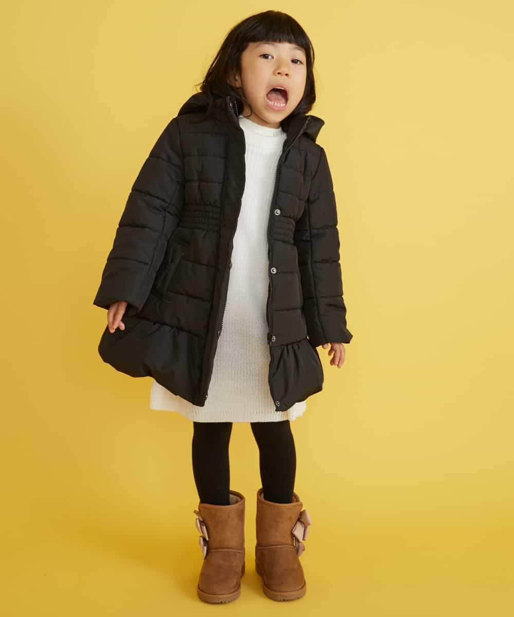 KG6AG11034 a.v.v KIDS(アー・ヴェ・ヴェ) [KIDS]リボンムートン[WEB限定サイズ] グレー