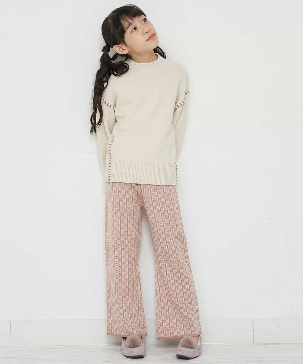 KG6AP12034 a.v.v KIDS(アー・ヴェ・ヴェ) [KIDS]ポンポンツキモカシン[WEB限定サイズ] ラベンダー
