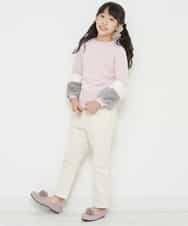 KG6AP12034 a.v.v KIDS(アー・ヴェ・ヴェ) [KIDS]ポンポンツキモカシン[WEB限定サイズ] ラベンダー