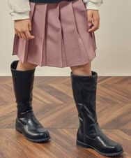 KG6AS23059 a.v.v KIDS(アー・ヴェ・ヴェ) [KIDS]ロングブーツ[WEB限定サイズ] ブラック