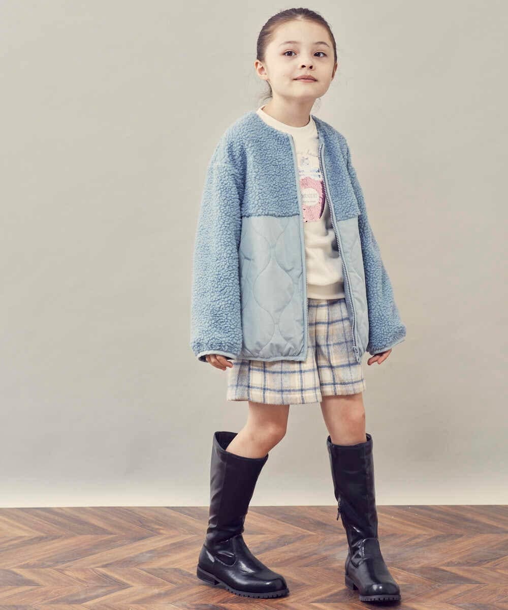 KG6AS23059 a.v.v KIDS(アー・ヴェ・ヴェ) [KIDS]ロングブーツ[WEB限定サイズ] ブラック