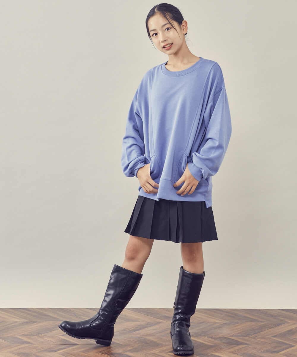 KG6AS23059 a.v.v KIDS(アー・ヴェ・ヴェ) [KIDS]ロングブーツ[WEB限定サイズ] ブラック