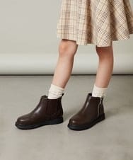 KG6AV10054 a.v.v KIDS(アー・ヴェ・ヴェ) [KIDS]ジップアップサイドゴアブーツ[WEB限定サイズ] ブラウン