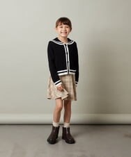 KG6AV10054 a.v.v KIDS(アー・ヴェ・ヴェ) [KIDS]ジップアップサイドゴアブーツ[WEB限定サイズ] ブラウン