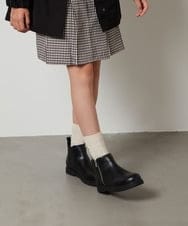 KG6AV10054 a.v.v KIDS(アー・ヴェ・ヴェ) [KIDS]ジップアップサイドゴアブーツ[WEB限定サイズ] ブラウン