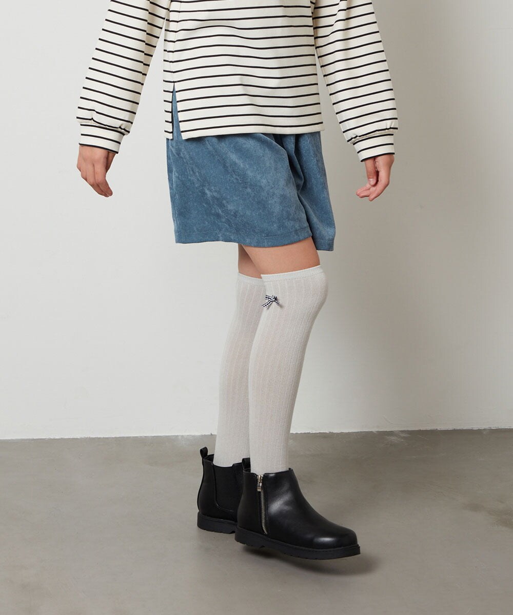 KG6AV10054 a.v.v KIDS(アー・ヴェ・ヴェ) [KIDS]ジップアップサイドゴアブーツ[WEB限定サイズ] ブラウン