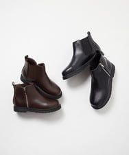 KG6AV10054 a.v.v KIDS(アー・ヴェ・ヴェ) [KIDS]ジップアップサイドゴアブーツ[WEB限定サイズ] ブラック