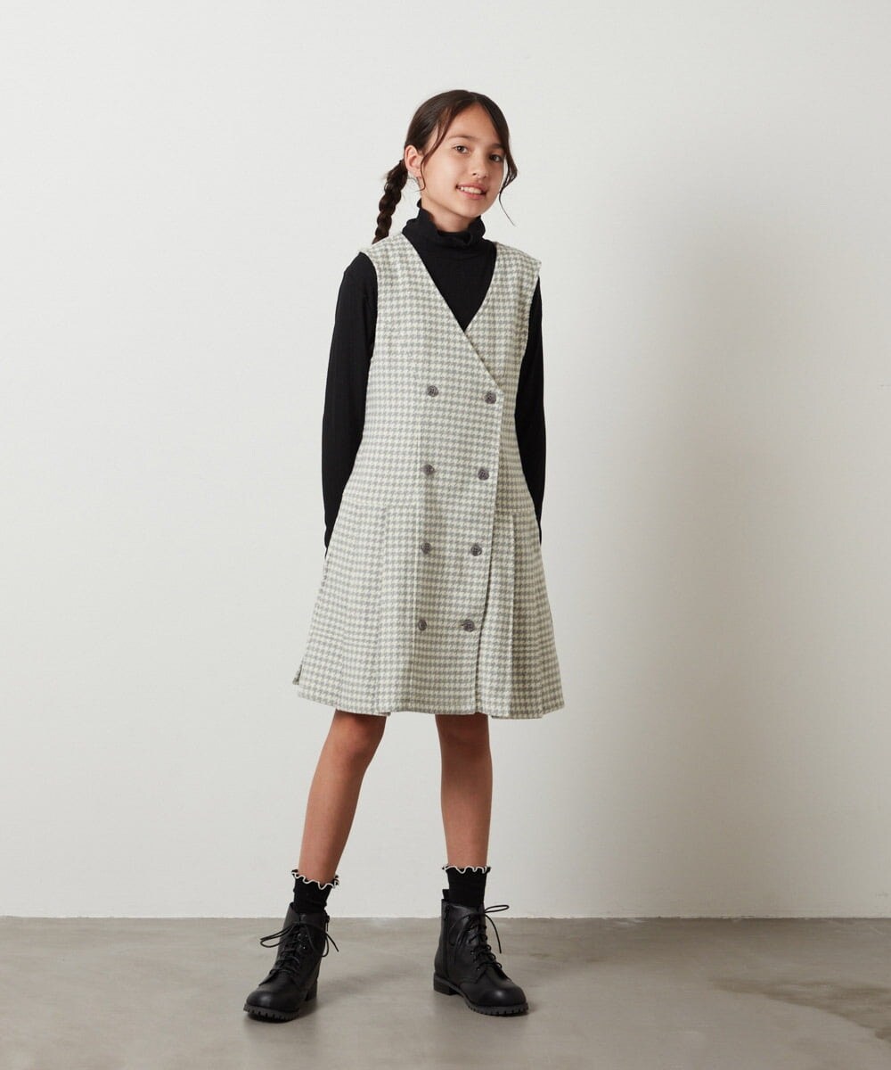 KG6AV12055 a.v.v KIDS(アー・ヴェ・ヴェ) [KIDS]レースアップショートブーツ[WEB限定サイズ] ブラック