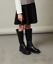 KG6AV22069 a.v.v KIDS(アー・ヴェ・ヴェ) [KIDS]ロングブーツ[WEB限定サイズ] ブラック