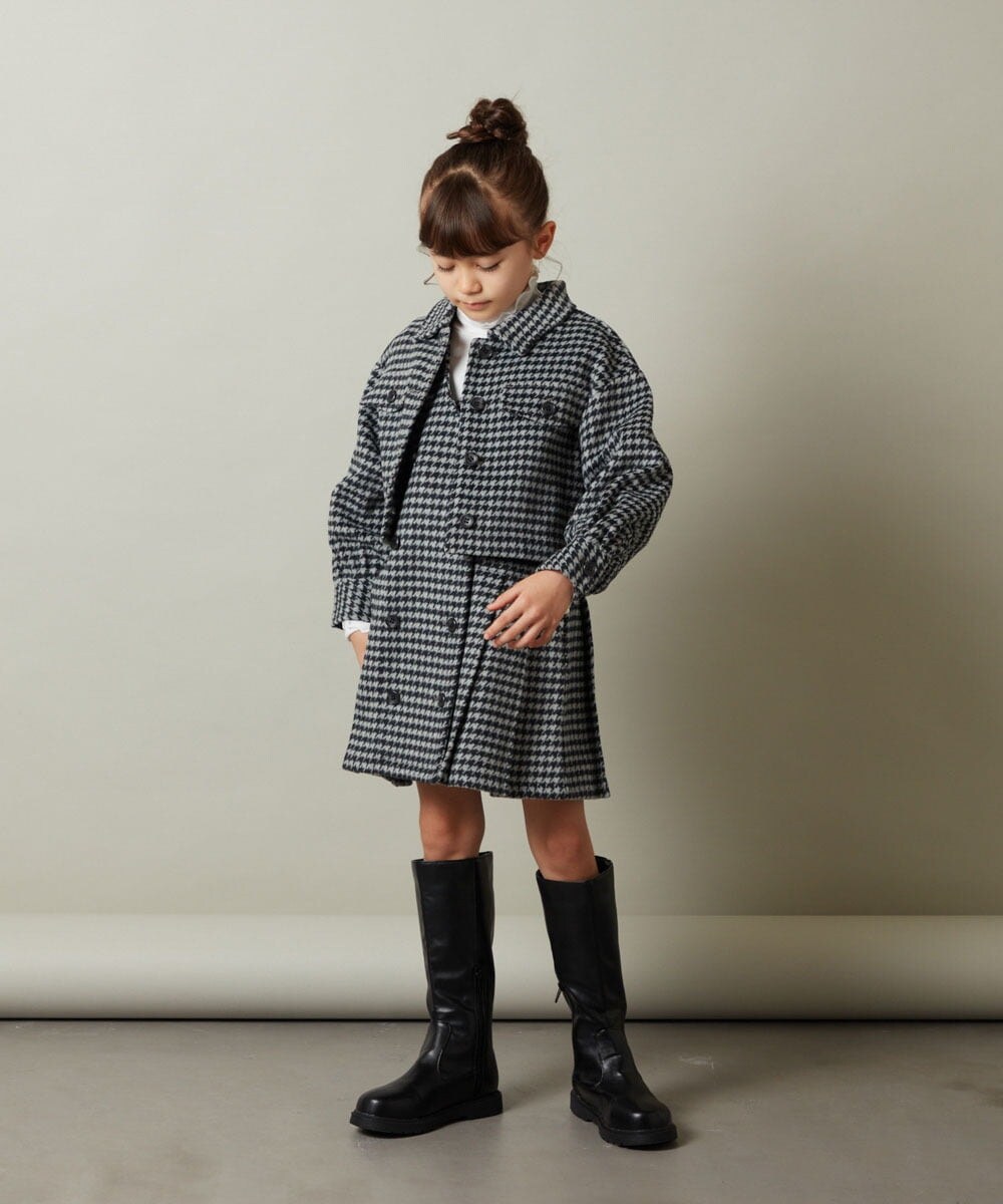 KG6AV22069 a.v.v KIDS(アー・ヴェ・ヴェ) [KIDS]ロングブーツ[WEB限定サイズ] ブラック