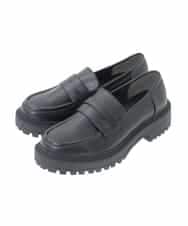 KG6BD01049 a.v.v KIDS(アー・ヴェ・ヴェ) [22-24cm]【卒服】ローファー ブラック