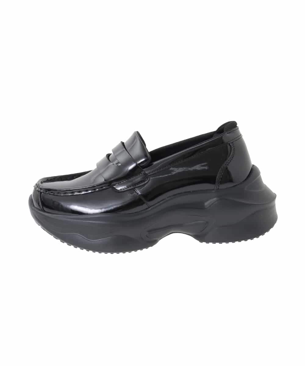 KG6BG05049 a.v.v KIDS(アー・ヴェ・ヴェ) [23-24cm]【卒服/セレモニー】ｽﾆｰｶｰﾛｰﾌｧｰ ブラック