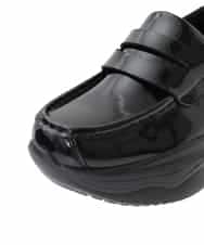 KG6BG05049 a.v.v KIDS(アー・ヴェ・ヴェ) [23-24cm]【卒服/セレモニー】ｽﾆｰｶｰﾛｰﾌｧｰ ブラック