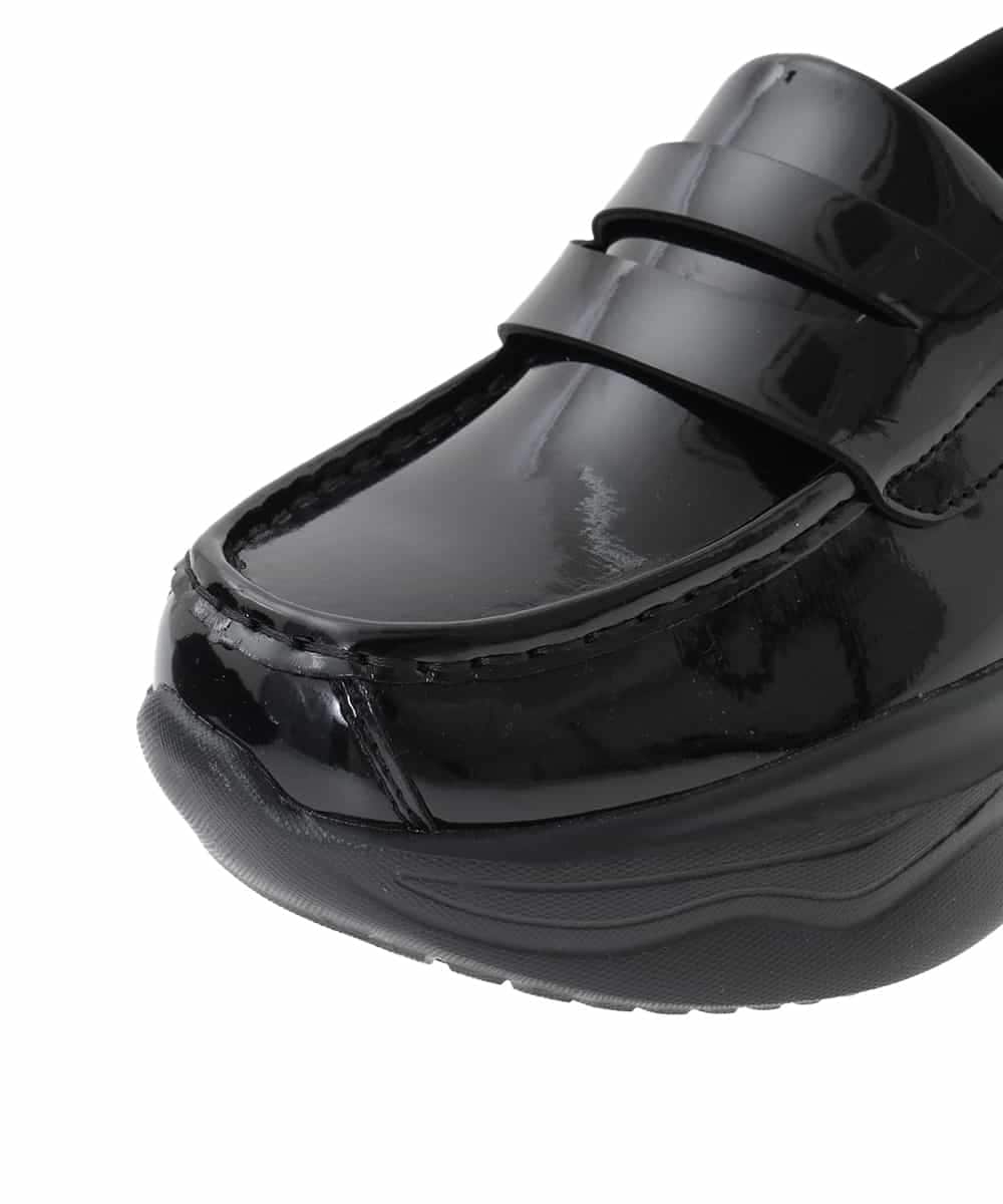 KG6BG05049 a.v.v KIDS(アー・ヴェ・ヴェ) [23-24cm]【卒服/セレモニー】ｽﾆｰｶｰﾛｰﾌｧｰ ブラック