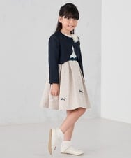 KG6CD30046 a.v.v KIDS(アー・ヴェ・ヴェ) [KIDS]リボンバレエシューズ ホワイト