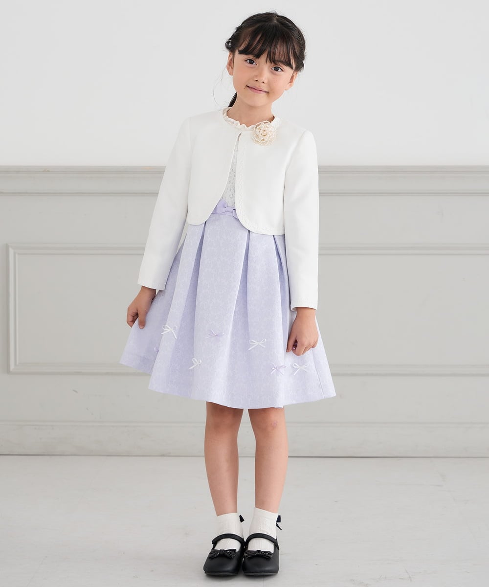 KG6CD30046 a.v.v KIDS(アー・ヴェ・ヴェ) [KIDS]リボンバレエシューズ ブラック