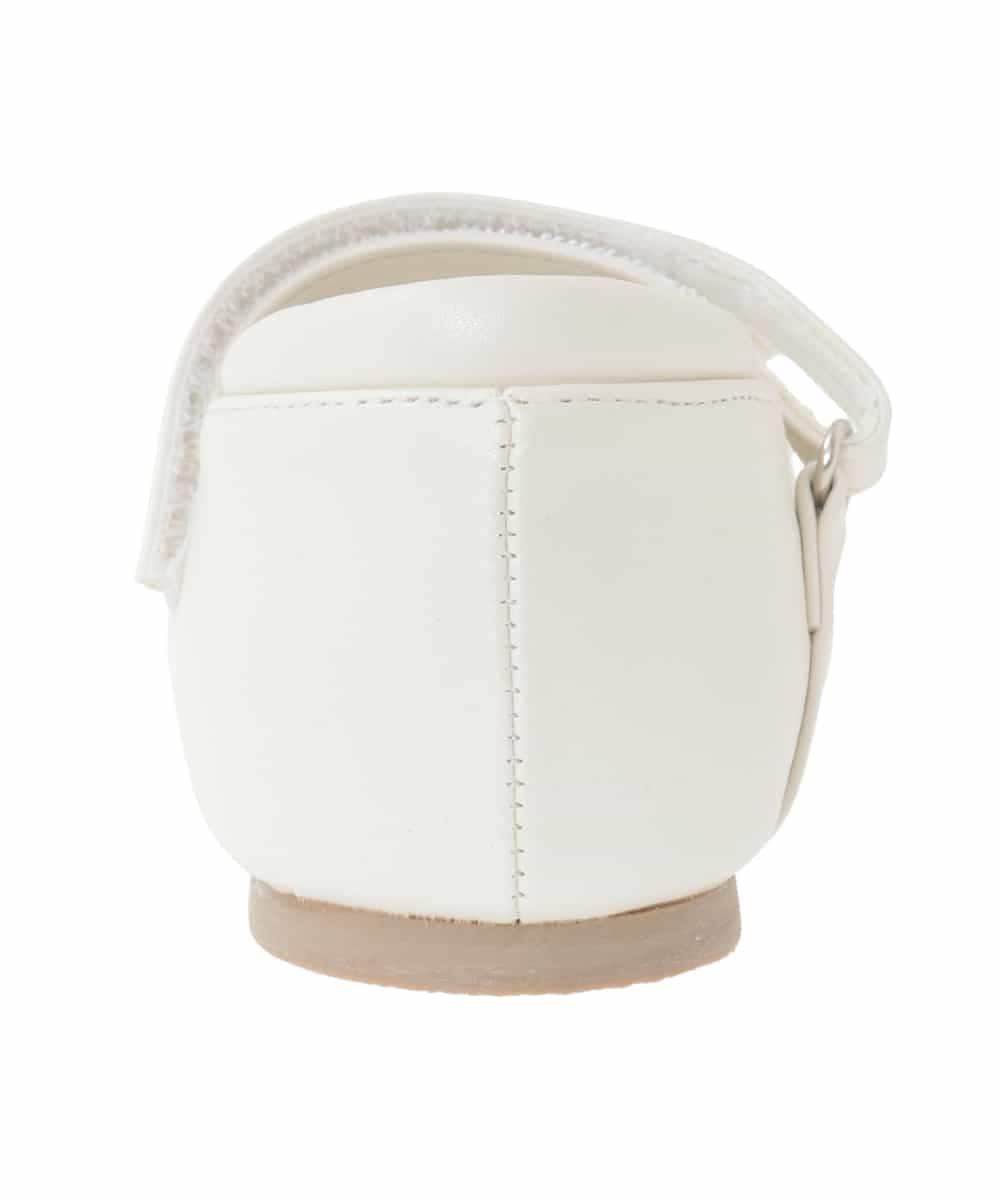 KG6CD30046 a.v.v KIDS(アー・ヴェ・ヴェ) [18/19/20cm]【セレモニー】リボンバレエシューズ ホワイト