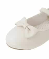 KG6CD30046 a.v.v KIDS(アー・ヴェ・ヴェ) [18/19/20cm]【セレモニー】リボンバレエシューズ ホワイト