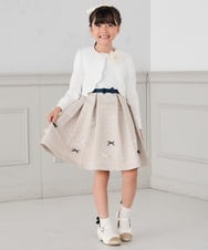 KG6CD31046 a.v.v KIDS(アー・ヴェ・ヴェ) [KIDS]リボンヒールパンプス アイボリー