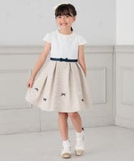 KG6CD31046 a.v.v KIDS(アー・ヴェ・ヴェ) [KIDS]リボンヒールパンプス アイボリー