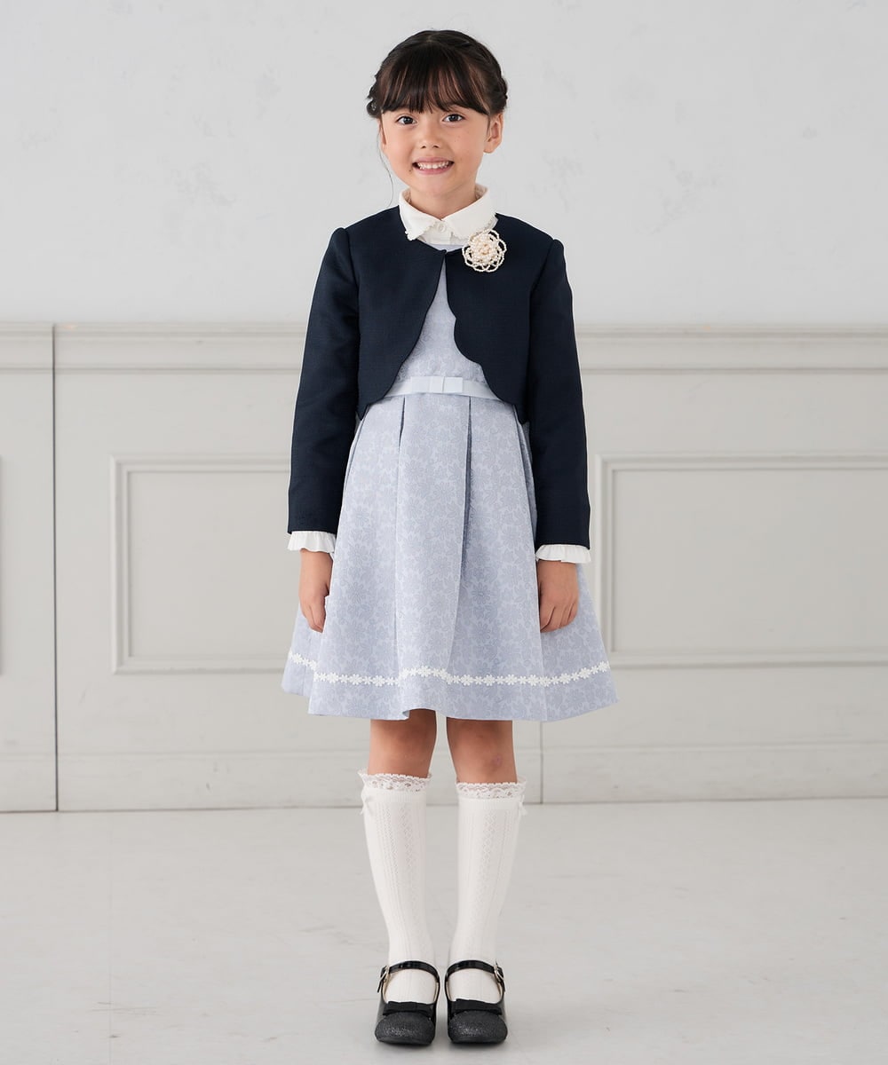 KG6CD31046 a.v.v KIDS(アー・ヴェ・ヴェ) [KIDS]リボンヒールパンプス ブラック