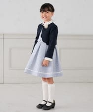 KG6CD31046 a.v.v KIDS(アー・ヴェ・ヴェ) [KIDS]リボンヒールパンプス ブラック