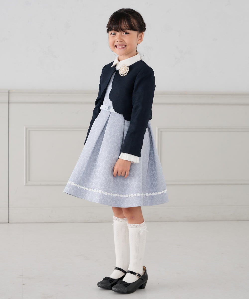 KG6CD31046 a.v.v KIDS(アー・ヴェ・ヴェ) [KIDS]リボンヒールパンプス ブラック