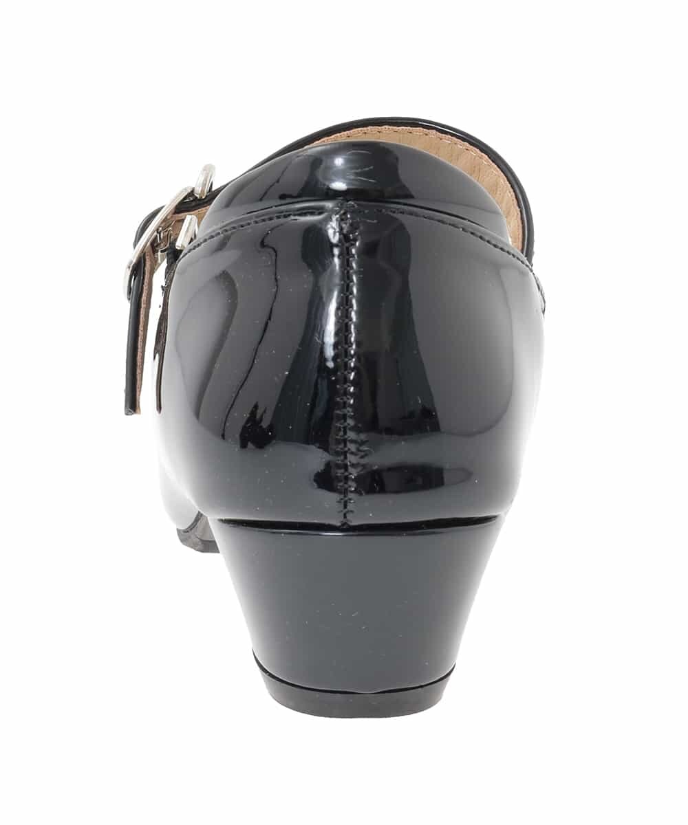 KG6CD31046 a.v.v KIDS(アー・ヴェ・ヴェ) [18/19/20cm]【セレモニー】リボンヒールパンプス ブラック