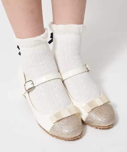KG6CM81039 a.v.v KIDS [KIDS]ラメヒールシューズ